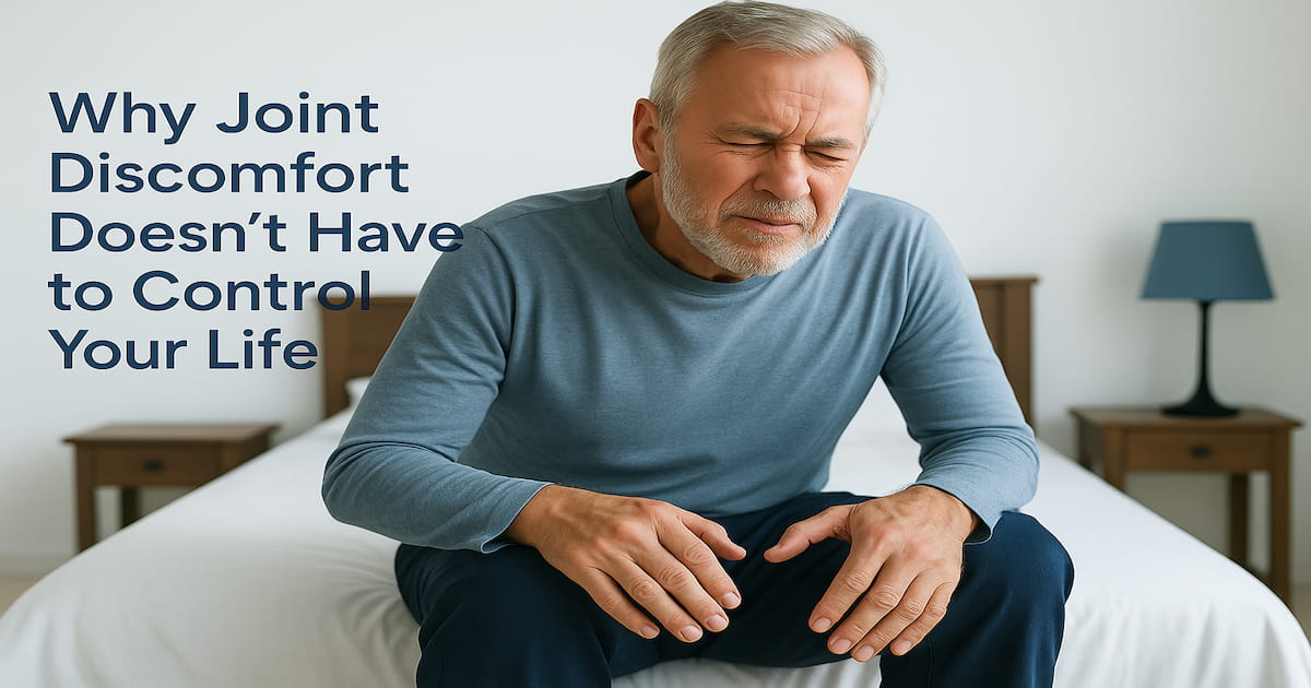 Active man over 60 enjoying mobility