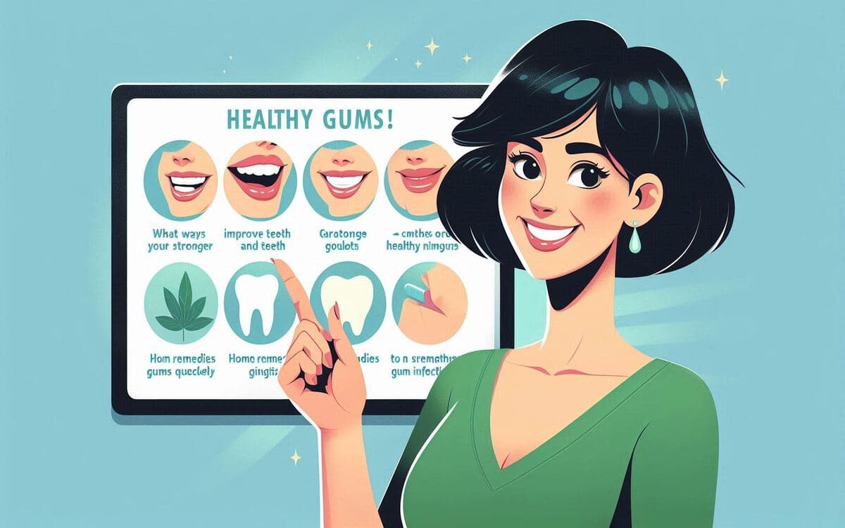 How to have a healthy gums and teeth