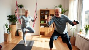 How to Stay Fit and Active at Home After Age 50