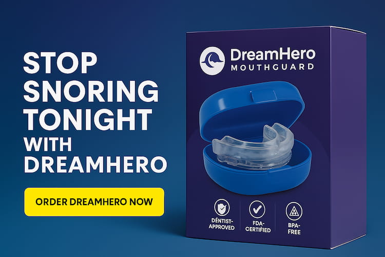 DreamHero Mouthguard Review: Do Not Buy Till You’ve Read This! 3 Dentist recommending DreamHero Mouthguard with Order Now call-to-action button