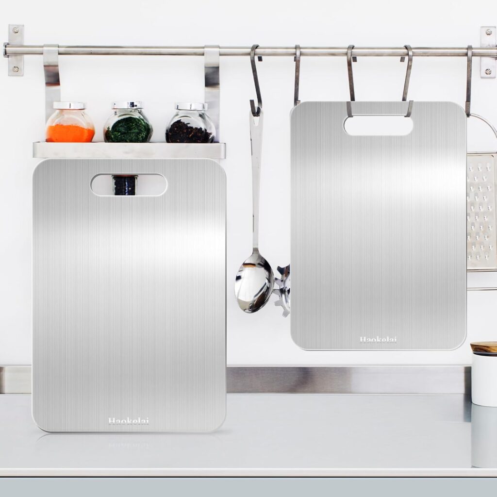 Katuchef titanium cutting board vs. Katori: Comparing durability, knife-friendliness, and non-toxic properties of the top competitors.