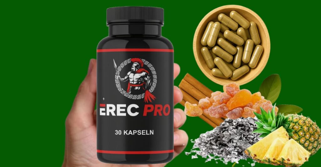 ErecPro Review: Do Not Buy Till You’ve Read This! 3 Natural ErecPro ingredients including ginseng, maca root, and zinc on rustic table