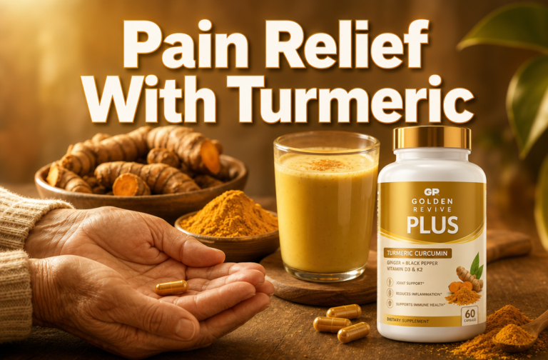 Pain relief with turmeric
