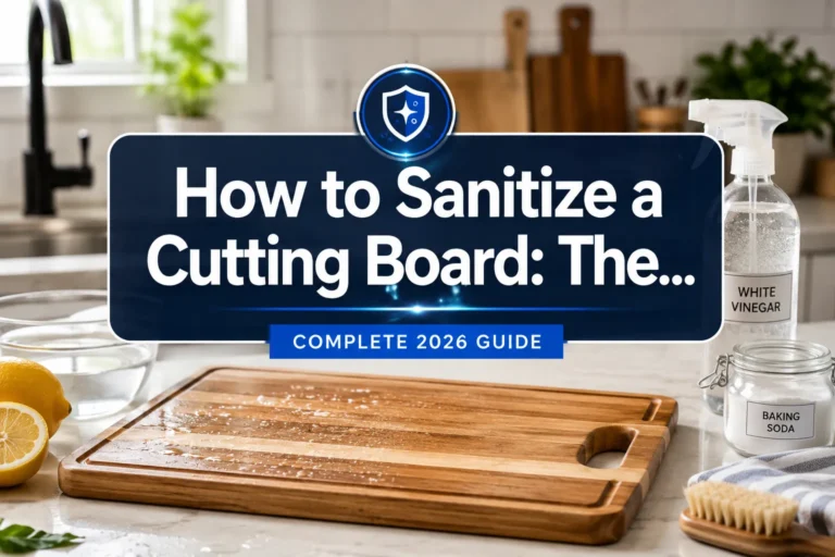 How to Sanitize a Cutting Board