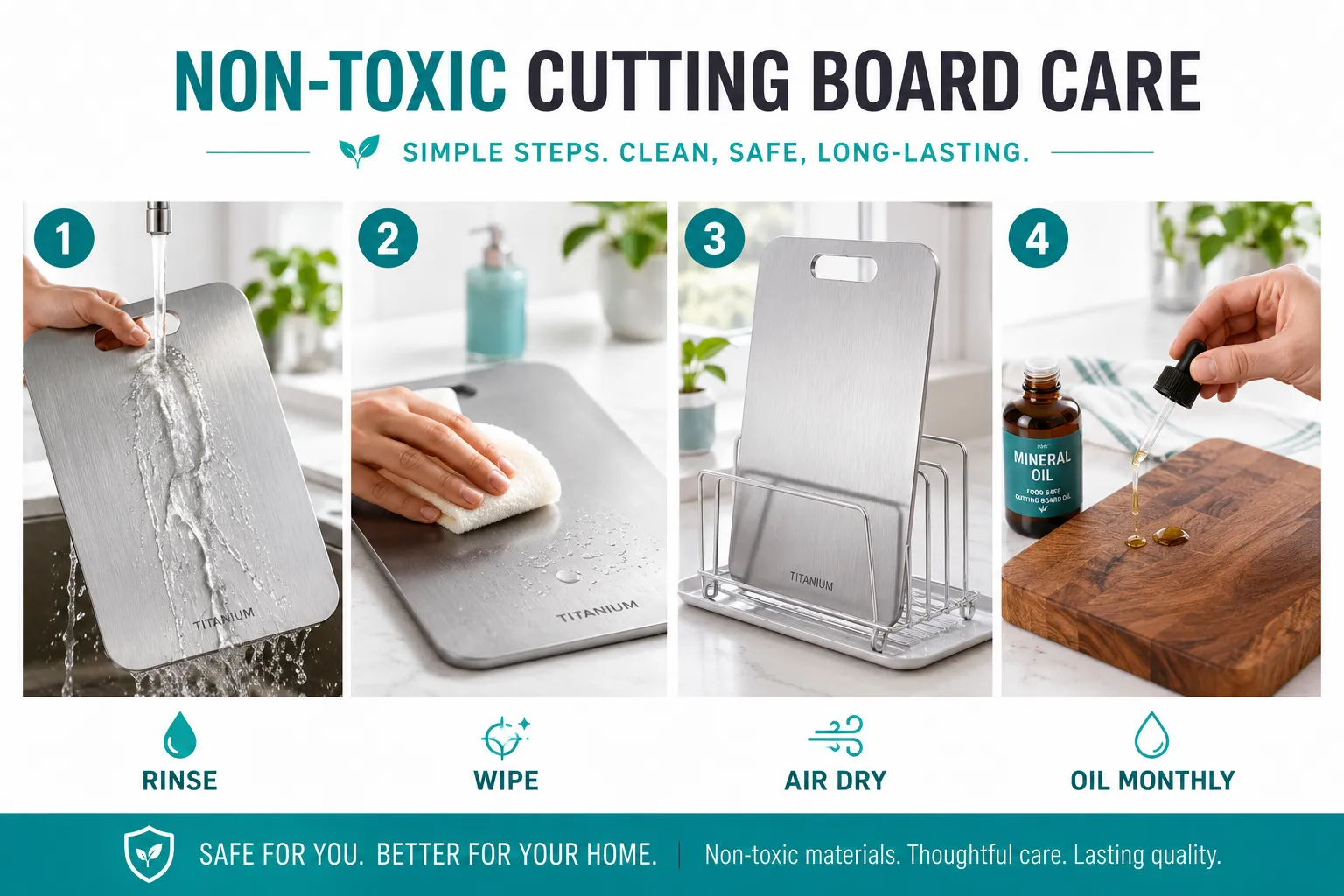 Best Non-Toxic Cutting Board 5 Non-Toxic Cutting Board Maintenance Tips
