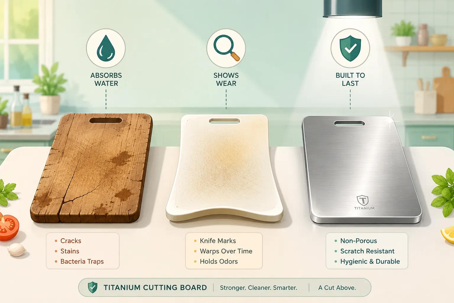 The Katori Titanium Cutting Board: Premium Dishwasher-Safe Option Reviewed