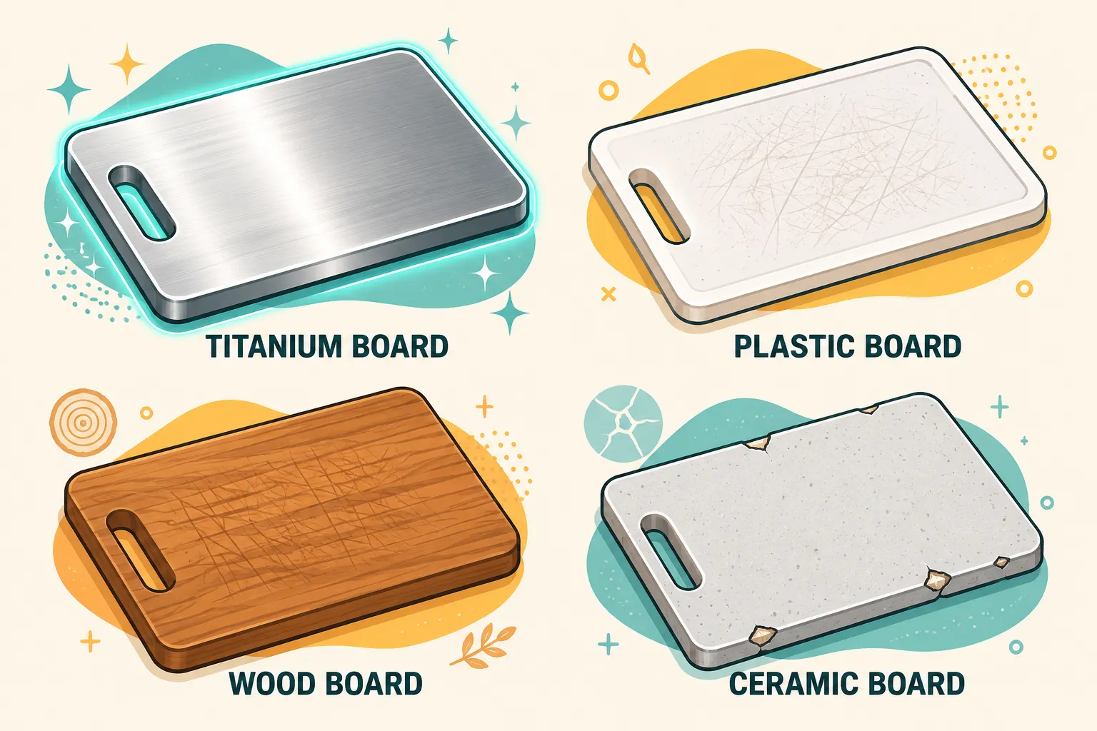 Titanium Cutting Board Common Problems