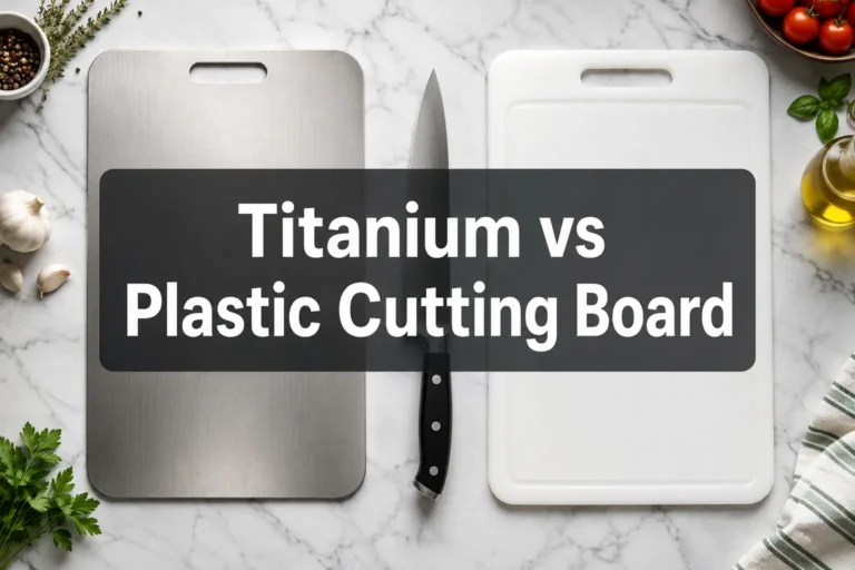 Titanium vs Plastic Cutting Board