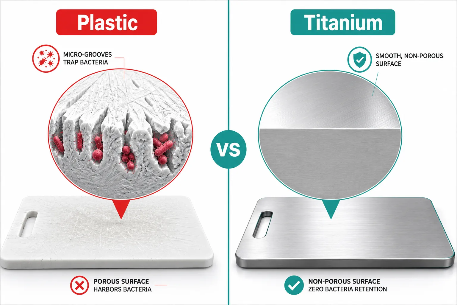 Titanium vs Plastic Cutting Board 3 Titanium vs Plastic Cutting Board: Which Is Better?