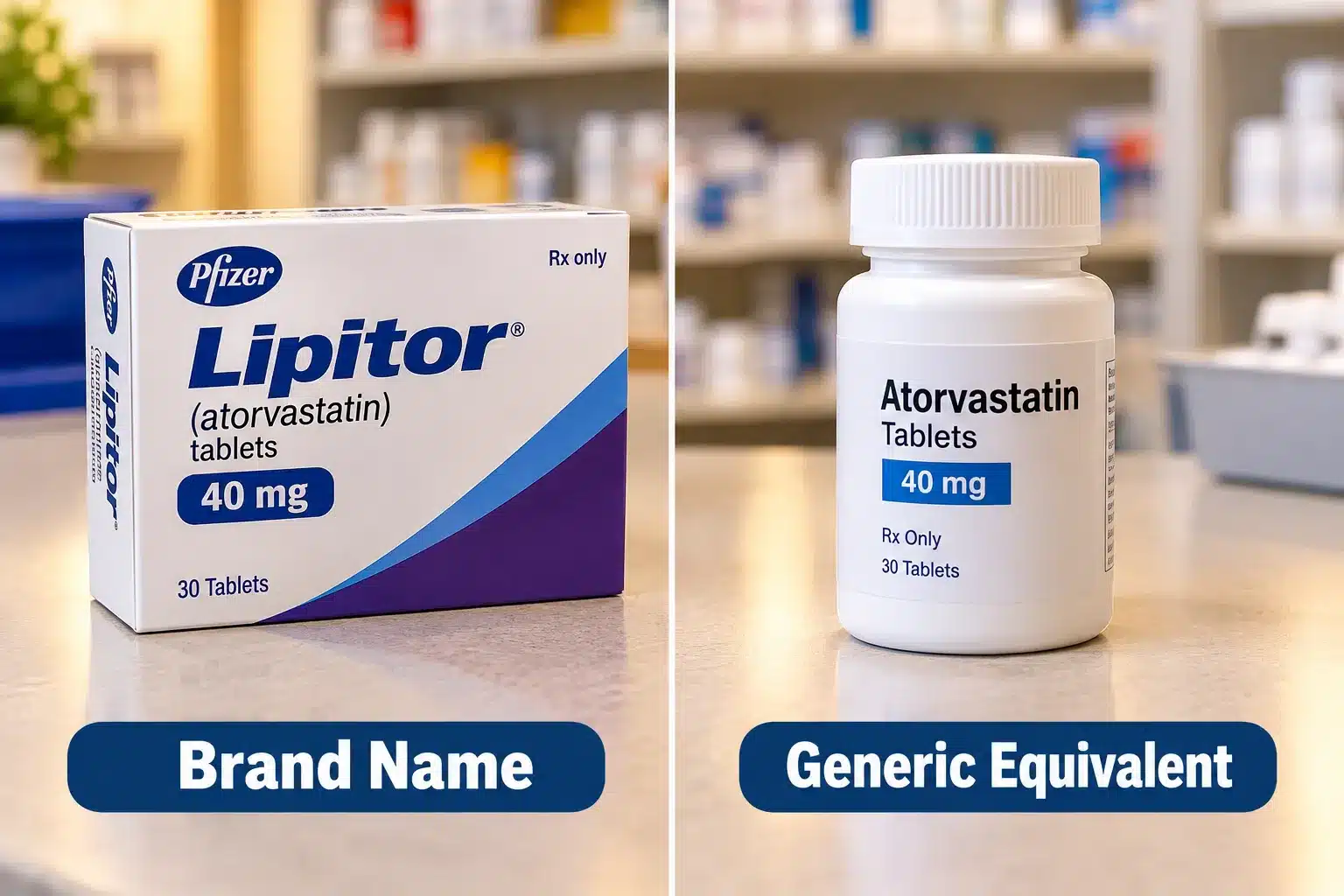Brand Name vs. Generic Prescription Drugs: What's the Difference